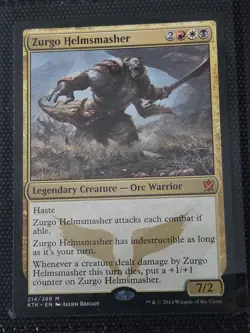 Zurgo Helmsmasher X1 KTK MTG Khans of Tarkir B1 - Image 1