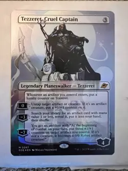 Tezzeret, Cruel Captain (Borderless) Edge of Eternities Foil - Image 1