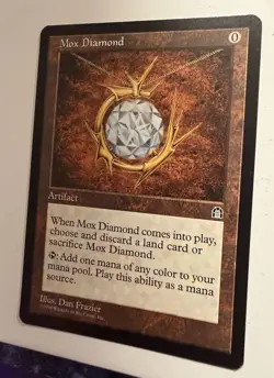 Mox Diamond Magic Card Stronghold MTG Reserved List - Image 3