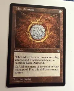Mox Diamond Magic Card Stronghold MTG Reserved List - Image 4