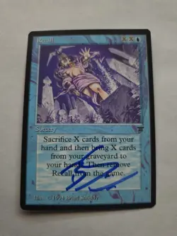 Recall Artist Proof SIGNED Brian Snoddy Mtg Legends Set - Image 1