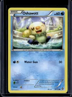 2016 Pokemon XY Steam Siege Oshawott #30/114 - Image 1