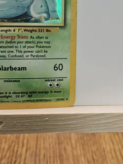 Pokemon TCG Venusaur Base Set 15/102 Holo 1999-2000 Wizards Base Set... - Image 4