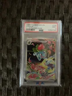 2025 POKEMON MEG EN-MEGA EVOLUTION ILLUSTRATION RARE #134 IVYSAUR PSA 9 - Image 1