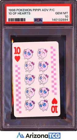 Pokemon 1998 10 Of Hearts PiPiPi Adventure GEM MINT PSA 10 - Image 1