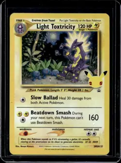 2019-2023 Pokemon SWSH Black Star Promos Light Toxtricity #SWSH137 - Image 1