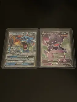 Pokemon Gyarados GX & Galarian Slowking V Holo Single Strike Card Lot - English - Image 1