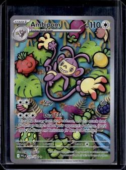 2025 Pokemon Phantasmal Flames Ambipom Illustration Rare #107/094 - Image 1
