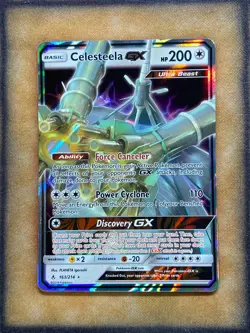 Pokemon Celesteela GX 163/214 Unbroken Bonds Ultra Rare Holo NM - Image 1