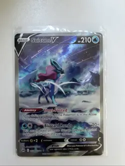 Pokemon Suicune V GG38/GG70 Crown Zenith Galarian Gallery Holo Ultra Rare - Image 1