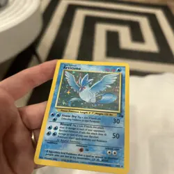 Pokemon TCG Articuno Fossil 2/62 Holo Unlimited Holo Rare - Image 3