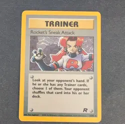 Pokemon Rocket's Sneak Attack Team Rocket Holo Rare English TCG Card #16/82 - Image 1