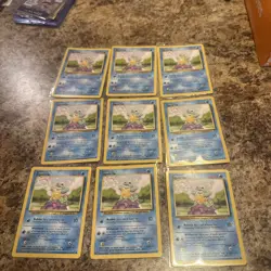 Pokemon TCG Squirtle Lot 9 Cards 63/102 - Image 1