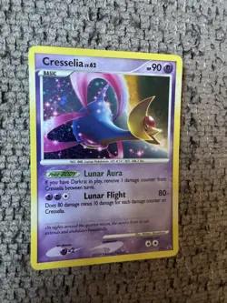 2009 Pokemon Diamond and Pearl DP51 Cresselia Holo Rare LP Black Star Promo - Image 3