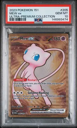 2023 POKEMON 151 ULTRA-PREMIUM COLLECTION #205 MEW EX PSA 10 - Image 1