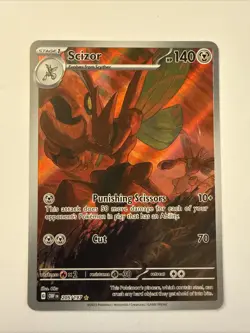 Scizor 205/197 Illustration Rare 2023 Pokemon Obsidian Flames NM+ - Image 1