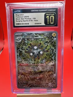 Pokemon Magneton Black Star Promos 159 CGC Pristine 10 English - Image 1