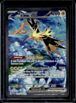 2023 Pokemon SV 151 Zapdos ex Special Illustration Rare #202/165 - Image 1