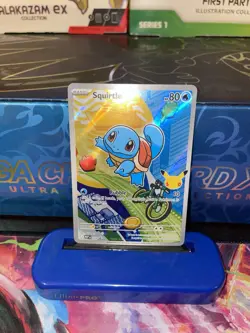 First Partner Illustration Squirtle Promo Full Art Holo 037 Pokemon TCG - Image 1