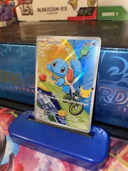 First Partner Illustration Squirtle Promo Full Art Holo 037 Pokemon TCG - Image 2
