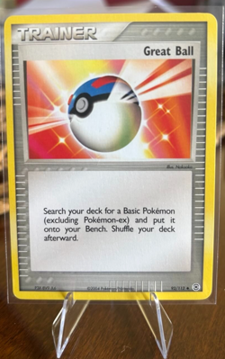 Great Ball 92/112 FireRed & LeafGreen Regular NM Pokemon TCG Free Shipping - Image 1