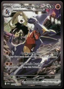 Pokemon Cynthia's Garchomp ex Special Illustration Destined Rivals 232/182 NM - Image 1