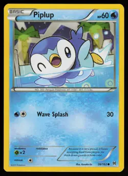 PIPLUP 36/162 COMMON BREAKTHROUGH POKEMON NM/M - Image 1