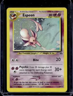 2001 Pokemon Neo Discovery Espeon Holo #1/75 - Image 1