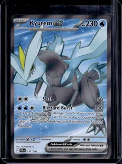 2025 Pokemon Black Bolt Kyurem ex Ultra Rare #157/086 - Image 1