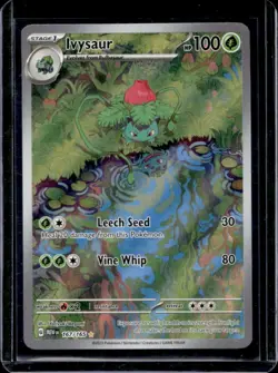 2023 Pokemon SV 151 Ivysaur Illustration Rare #167/165 - Image 1