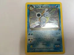 Pokemon Dark Blastoise mint condition holo foil swirl 3/82 team rocket wizards - Image 5