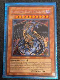 Rainbow Dark Dragon - PTDN-EN003 - Lightly Played LP - Secret Rare - Image 1