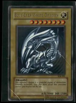 Blue-Eyes White Dragon SDK-001 Ultra Rare Starter Deck: Kaiba Yu-Gi-Oh Damaged - Image 1