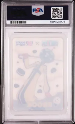 2025 ONE PIECE X BASKIN ROBBINS ONE PIECE CAMPAIGN COLL CARDS BROOK PSA 10 - Image 2