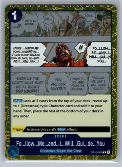 One Piece Royal Blood Fo...llow...Me...and...I...Will...Gui...de...You OP10-059 - Image 1
