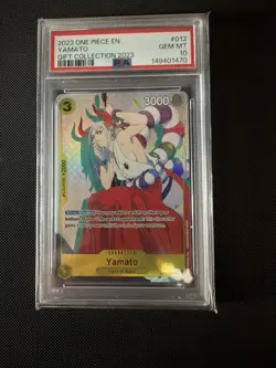 One Piece TCG English Yamato 2023 Gift Collection ST09 #012 - PSA 10 - Image 1