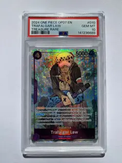 Trafalgar Law Treasure Rare ST10-010 PSA 10 One Piece English - Image 1