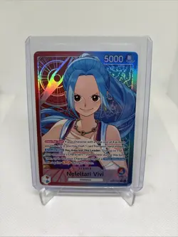 2026 One Piece Heroines Edition Nefeltari Vivi Leader Alt Art #EB03-001 - Image 1