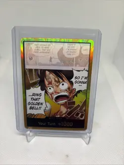 One Piece Gold DON Adventures on Kami's Island English Monkey.D.Luffy A - Image 1