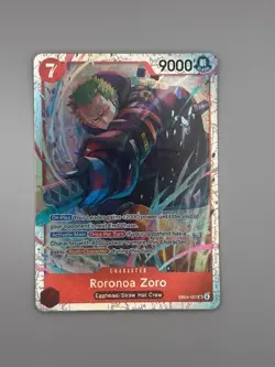 RORONOA ZORO EB04-007 SUPER RARE ADVENTURE ON KAMI'S ISLAND ONE PIECE NEAR MINT - Image 1