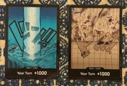 One Piece TCG DON!! OP15 Double Pack Set Enel Lightning & Sky Island Map Holo NM - Image 1