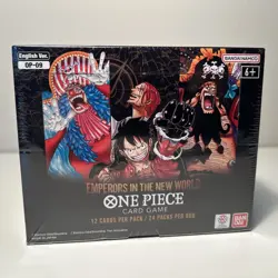 One Piece English OP-09 Emperors in the New World Booster Box, Worn Box - Image 1