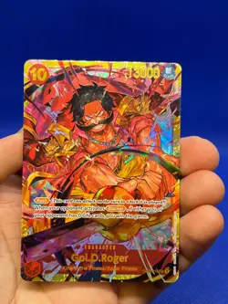 One Piece Emperors in the New World Gol D Roger OP09-118 Secret Rare SEC NM - Image 2