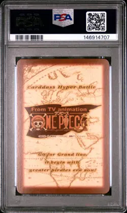2001 ONE PIECE CARDDASS HYPER BATTLE GRAND LINE COMPILATION 1 #C402 ZORO PSA 10 - Image 2
