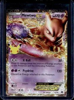 2021 Pokemon SWSH Celebrations Mewtwo Classic #54/99 - Image 1