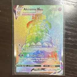 Pokemon Alcremie VMAX Card 073/072 Shining Fates Secret Rare Holo - Image 1