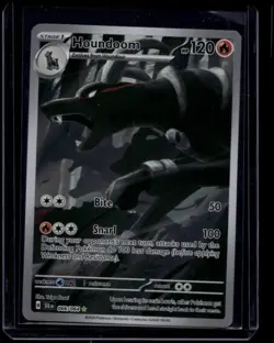 Pokemon TCG Houndoom 066/064 Shrouded Fable Illustration Rare NM - Image 1