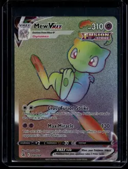 Pokemon TCG Mew Vmax 268/264 Secret Fusion Strike NM - Image 1