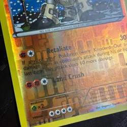 Terrakion 84/113 Pokemon Legendary Treasures B&W Reverse Holo Rare Card LP/MP - Image 4