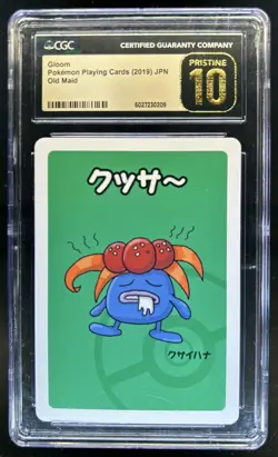 2019 Pokemon Playing Cards (JP) Gloom Old Maid CGC 10 Pristine - Image 1